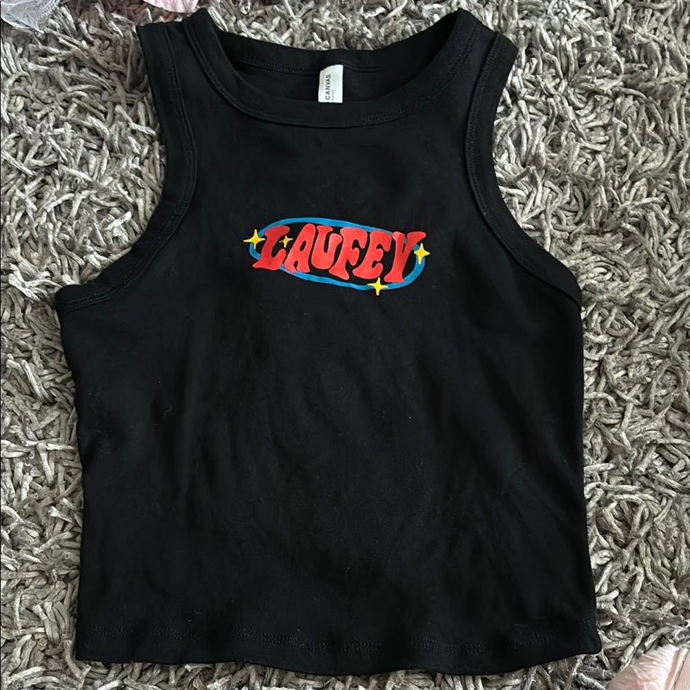 Laufey Merch Black Tank Top